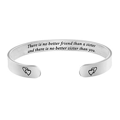 Amazon.com: MeMeDIY 2/3 PCS Friendship Bracelets Best Friend Bracelet Set  in Stainless Steel Personalized Names for Sisters BFF Women Birthday  Wedding Bridesmaid Gifts: Clothing, Shoes & Jewelry