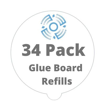 40 Pack Glue Boards for Dynatrap DT3009, Indoor Glue Boards Refill Sticky  Cards