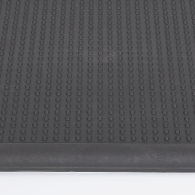 Ottomanson Easy Clean, Waterproof Non-Slip 2x3 Indoor/Outdoor Rubber Doormat,  24 x 36, Black 