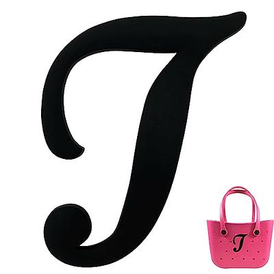 TEYOUYI Decorative Alphabet Lettering Accessories Compatible with Bogg  Bags,Charm Inserts for Bogg Bag,Personalize Your Tote Bag with Alphabet  Letters