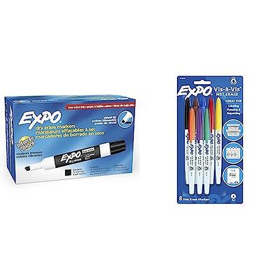 Expo Dry Erase Chisel Tip Black Markers 2 ct