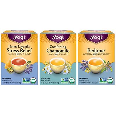  Yogi Tea & Choice Organics Tea Variety Pack - 16 Tea Bags per  Pack (4 Packs) - Organic Tea Sampler Gift Box - Includes Yogi Sweet  Tangerine Positive Energy Tea