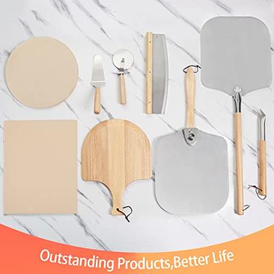  Sliding Pizza Peel, Wooden Pizza Shovel Peel Rack Non