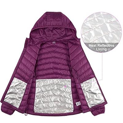 Anyhold Women's Lightweight Full Zip Jacket Diamond Quilted Coat