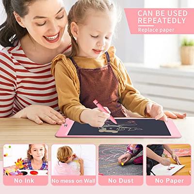 CARRVAS LCD Writing Tablet 4 Pack 10 inch Colorful Doodle Board Drawing Pad for Kids Drawing Board Writing Board Drawing Tablet