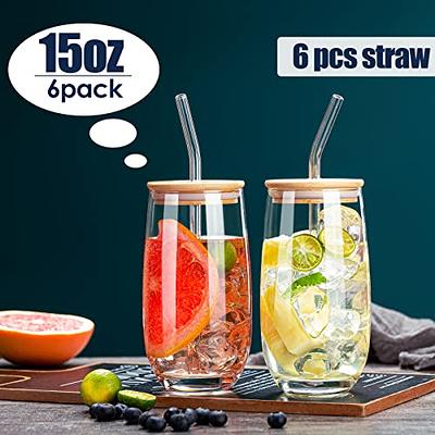 Crystal Water Glasses, Cocktail Glasses, 6 Pcs