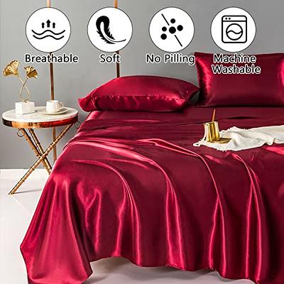 Mellanni Bed Sheet Set - Brushed Microfiber 1800 Bedding - Wrinkle, Fade, Stain Resistant - Hypoallergenic - 4 Piece (Full, White)