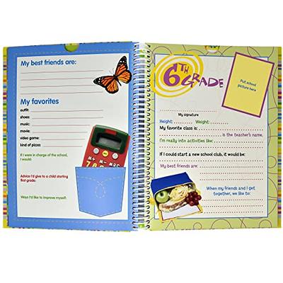 School Memory Book Album Keepsake Scrapbook Photo Kids Memories