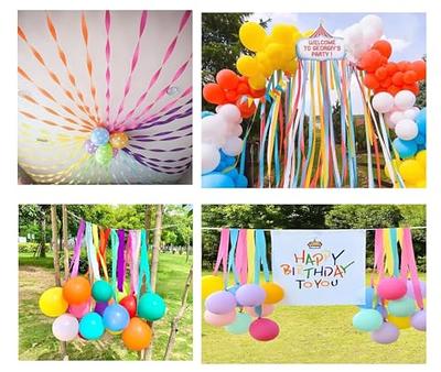 birthday streamers 12pcs Crepe Paper Streamers Colored Paper Streamer  Birthday Wedding Decorations