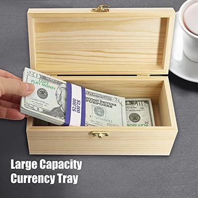 Nadex 3 Tier Coin and Cash Wrapper Organizer Black