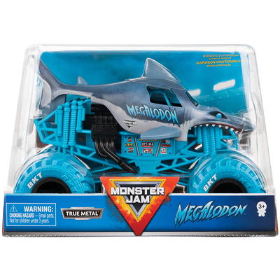 Monster Jam Official Grave Digger Vs Megalodon Racing Rivals Remote Control Monster  Trucks - 1:24 Scale - 2 Pk : Target