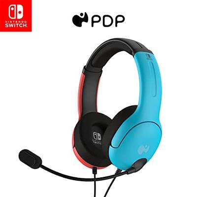 PDP Gaming LVL40 Airlite Stereo Headset for Nintendo Switch/Lite/OLED -  Wired Power Noise Cancelling Microphone, Lightweight Soft Comfort On Ear  Headphones (Mario Neon - Red & Blue) - Yahoo Shopping