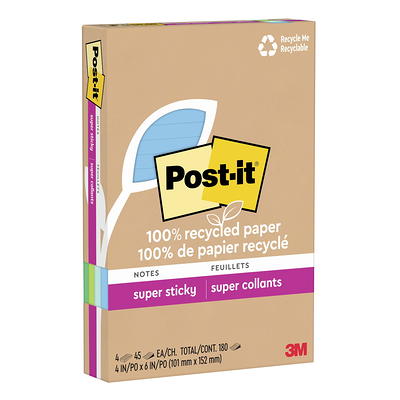 Post-it 3pk 3 X 3 Super Sticky Notes 45 Sheets/pad Energy Boost  Collection : Target