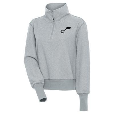 Women's Antigua Heather Gray Texas Legends Victory Pullover Hoodie