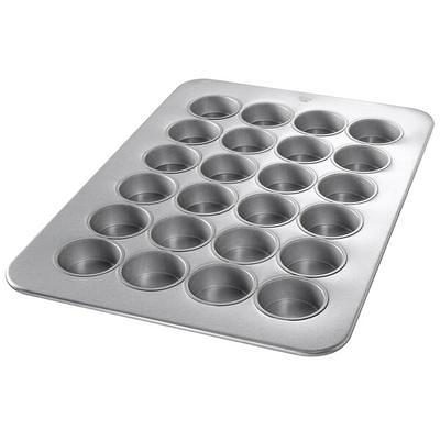 Fox Run Mini Muffin Pan, 24 Cup, Stainless Steel