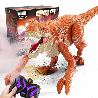 Remote Control Dinosaur Toy for Kids 3-5 Years, Realistic Electric
