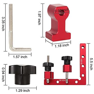90 Degree Positioning Squares Right Angle Clamps 5.5 x 5.5,Aluminum Alloy  Woodworking Carpenter L-Type Corner Clamping Tool for Picture Frames