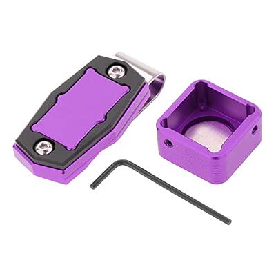 CUESOUL Magnetic Pool Cue Chalk Holder for Billiard Belt Clip-Purple