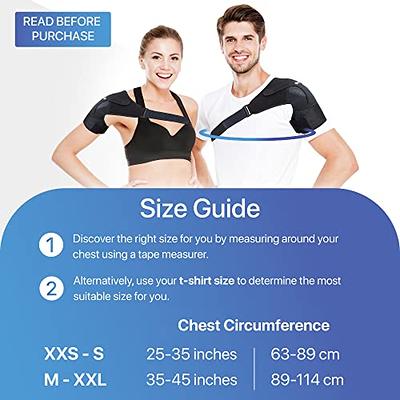 Shoulder Brace for Women and Men Recovery Shoulder. Adjustable Shoulder  Support for Rotator Cuff, AC Joint Pain Relief, Shoulder Injuries. Perfect  Fit