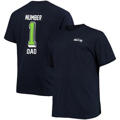 Men's Detroit Tigers Navy Big & Tall Father's Day #1 Dad T-Shirt