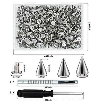 Multiple Sizes Cone Spikes Screwback Studs Rivets Large - Temu