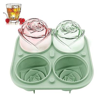  Rose Flower Ice Cube Mold,Rose Ice Cube Maker