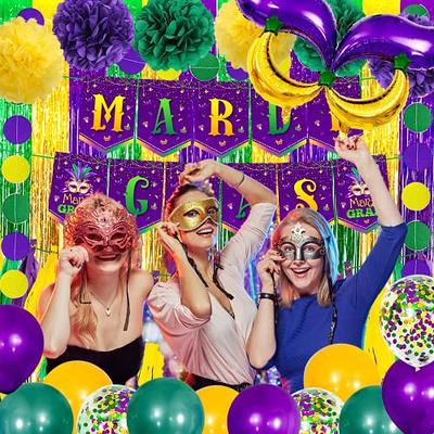 Mardi Gras Decorations Mardi Gras Banner Mardi Gras Party Decoration Mardi  Gras Party Banner Fat Tuesday Decorations 