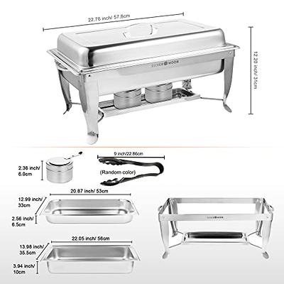 BriSunshine 6 Packs Individual Single Shabu Hot Pot,1QT Mini Round Chafing  Dish Buffet Set,Stainless Steel Food Server Warmers with Glass Lids for  Caterings Parties Wedding - Yahoo Shopping