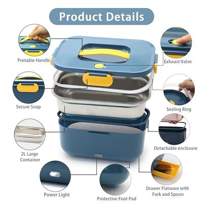 Electric Lunch Box, Heat Preservation And Heating Lunch Box, Self-heating  Car Portable Lunch Box, Plug-in Rechargeable Lunch Box 