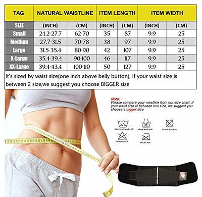 ChongErfei Waist Trainer Belt for Women - Waist Trimmer Weight Loss Ab Belt  - Slimming Body Shaper(Black,Medium) - Yahoo Shopping