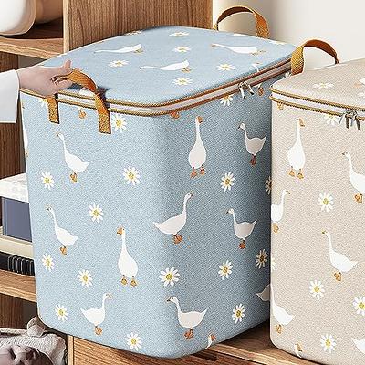 Large Storage Bags, Clothes Storage Bins Foldable Closet Organizer