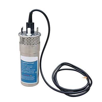 ECO-WORTHY 24V Submersible Deep Well Water with 10ft Cable 1.6GPM 4'' 5A,  Max Lift 230ft/70m, Max Submersion 100ft/30m, DC Pump/Alternativ
