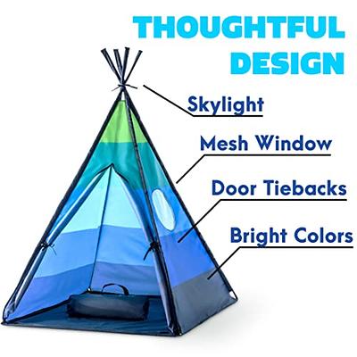 Kids pop up Camping Tent - Bright Colorful Play Tent for Indoor