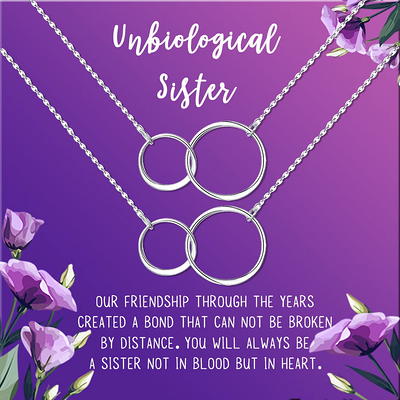 Anavia To My Best Friend Necklace Gift, Best Friend Birthday Gift