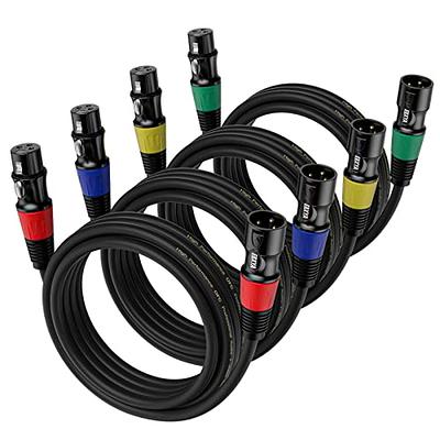 4-Channel Female XLR to Male CAT6 Stage Snakes by LyxPro