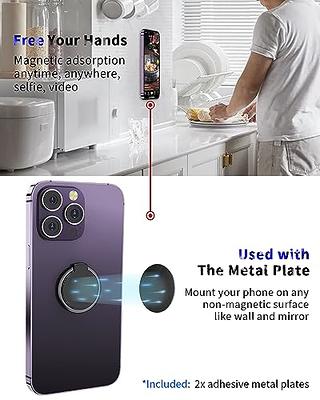 Magnetic Metal Sheet Plate for iPhone 15 14 13 12 Pro Max Strong