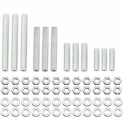 Swpeet 150Pcs Metric 304 Stainless Steel M3 Hex Nuts and M3 Flat