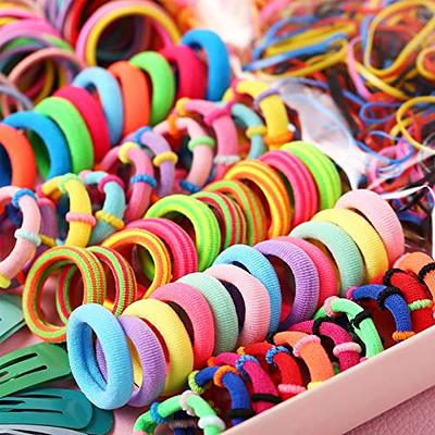 50Pcs/box Girly candy color seamless hair rope hair tie high