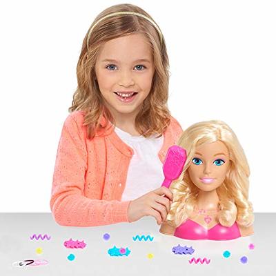 Barbie Fashionistas 8-Inch Styling Head, Dark Brown, 20 Pieces