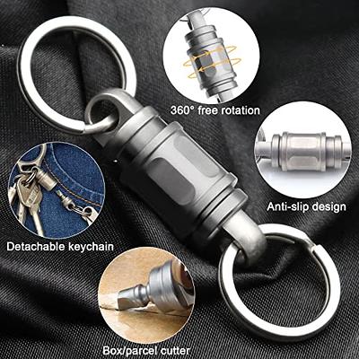 Quick release connector Key chain with Skull Piston Bob / 3-Options