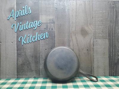 NICE Unmarked Wagner Skillet 10 1/2 Inch Skillet, Made in USA N, Cast Iron  Fry Pan, Vintage Cookware 