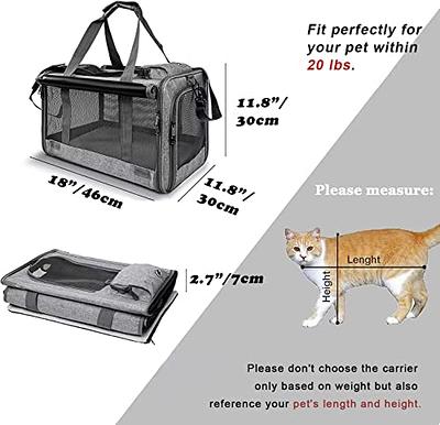 SECLATO Extra Large Pet Carrier 20 lbs+, Soft Sided Cat Carriers