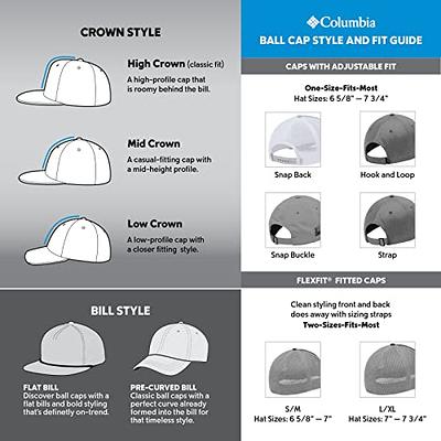 Columbia Unisex PFG Fish Flag Mesh Ball Cap-High Crown, Titanium/White,  XX-Large - Yahoo Shopping