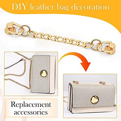 Gold Purse Chain, Shynek 2PCS Crossbody Chain Strap, Gold Belt Chain, Long  Chain Cross Body Strap for Bags, Purses, Handbags