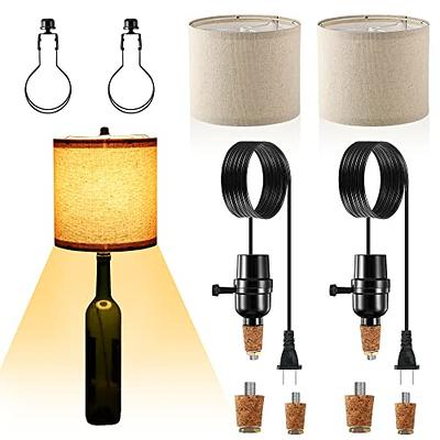 Commercial Electric Brass DIY Make-a-Lamp Bottle Adaptor Kit 81575 - The  Home Depot