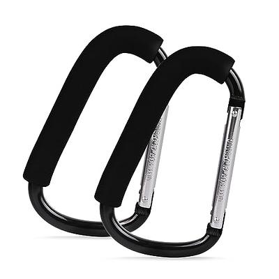  PBnJ baby Stroller Hooks for Hanging Diaper Bags - Mommy  Stroller Clip and Stroller Accessories Organizer Hook - Large Carabiner  Clips for Mom Purse Shopping Grocery Bag and Accessory - (2 Pack) : Baby