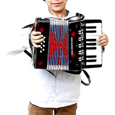 BORIYAM Accordion 17 Keys 8 Bass,Toys for Children and Adult Beginners,  Accordion Instrument,Early Learning Enlightenment Instrument (Purple) -  Yahoo Shopping