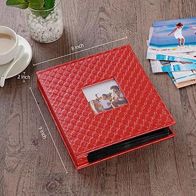 Photo Picture Album 4X6 300 Photos,Small Capacity Premium Leather Cover  Wedding