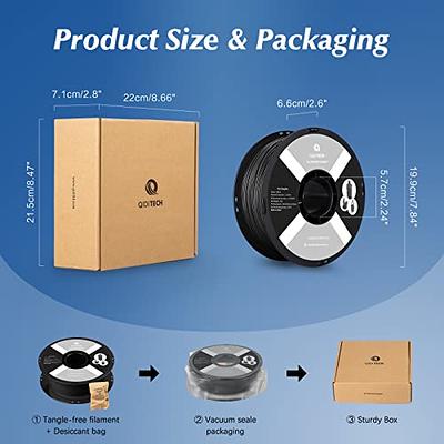 R QIDI TECHNOLOGY PLA Filament 1.75mm, 3D Printer Filament PLA