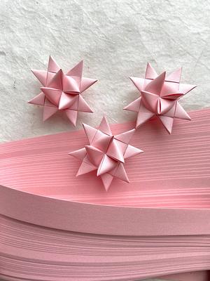 Rainbow Froebel Moravian German Star Paper Strips Origami